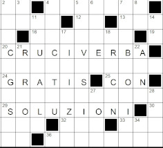 Cruciverba Online Gratis